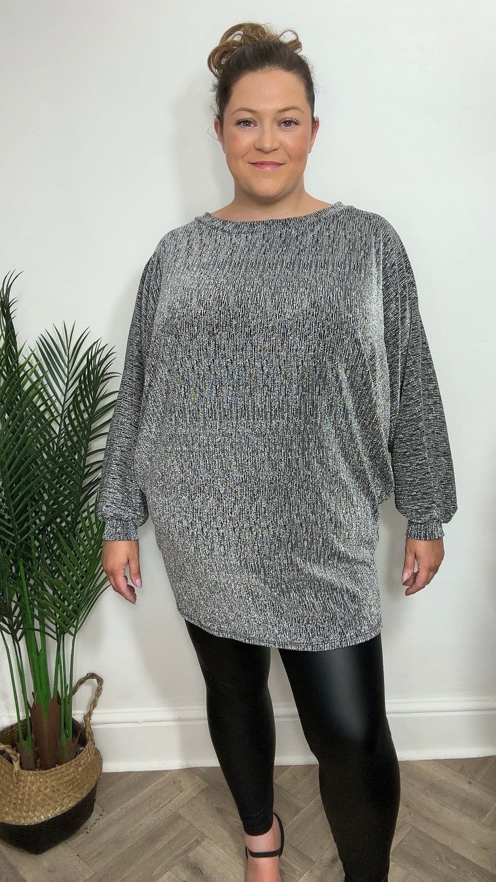 Cassia Glitter Lurex Tunic