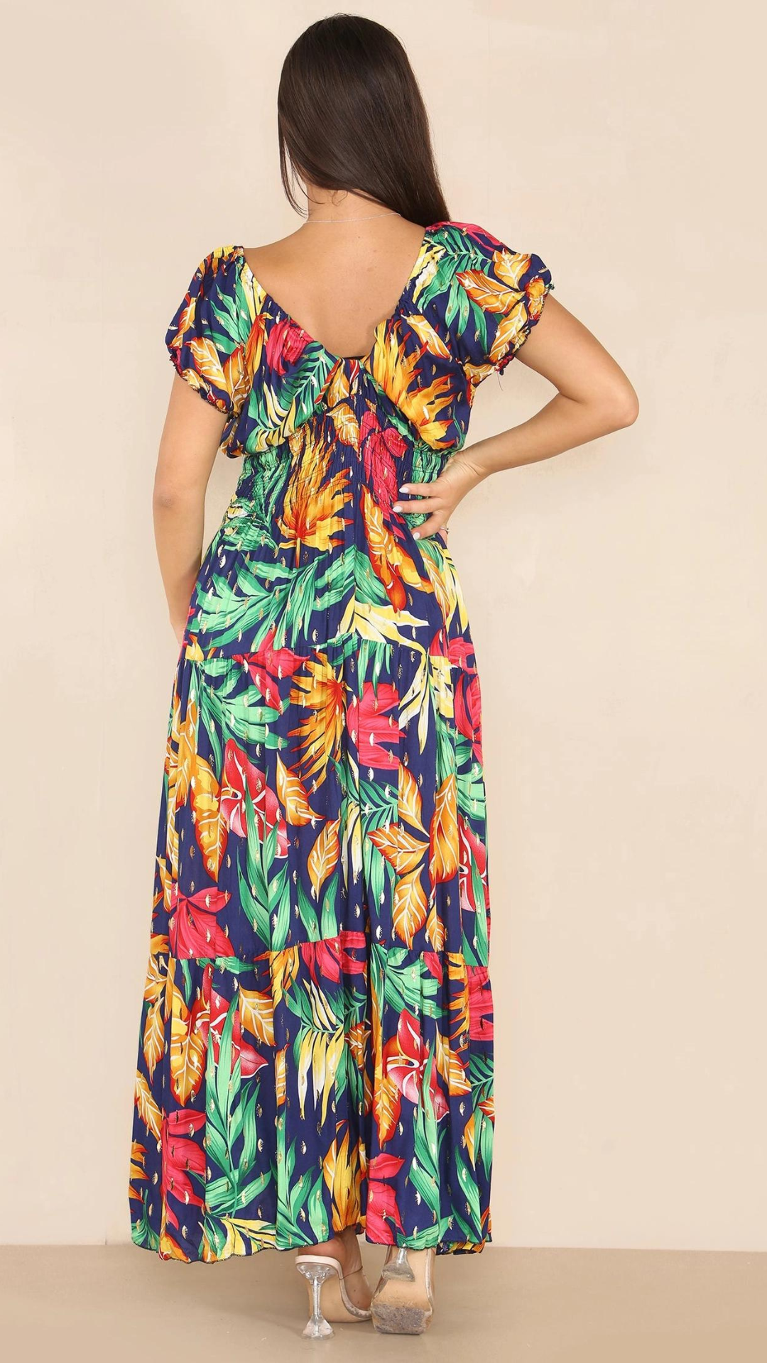 Havana Palm Maxi Dress