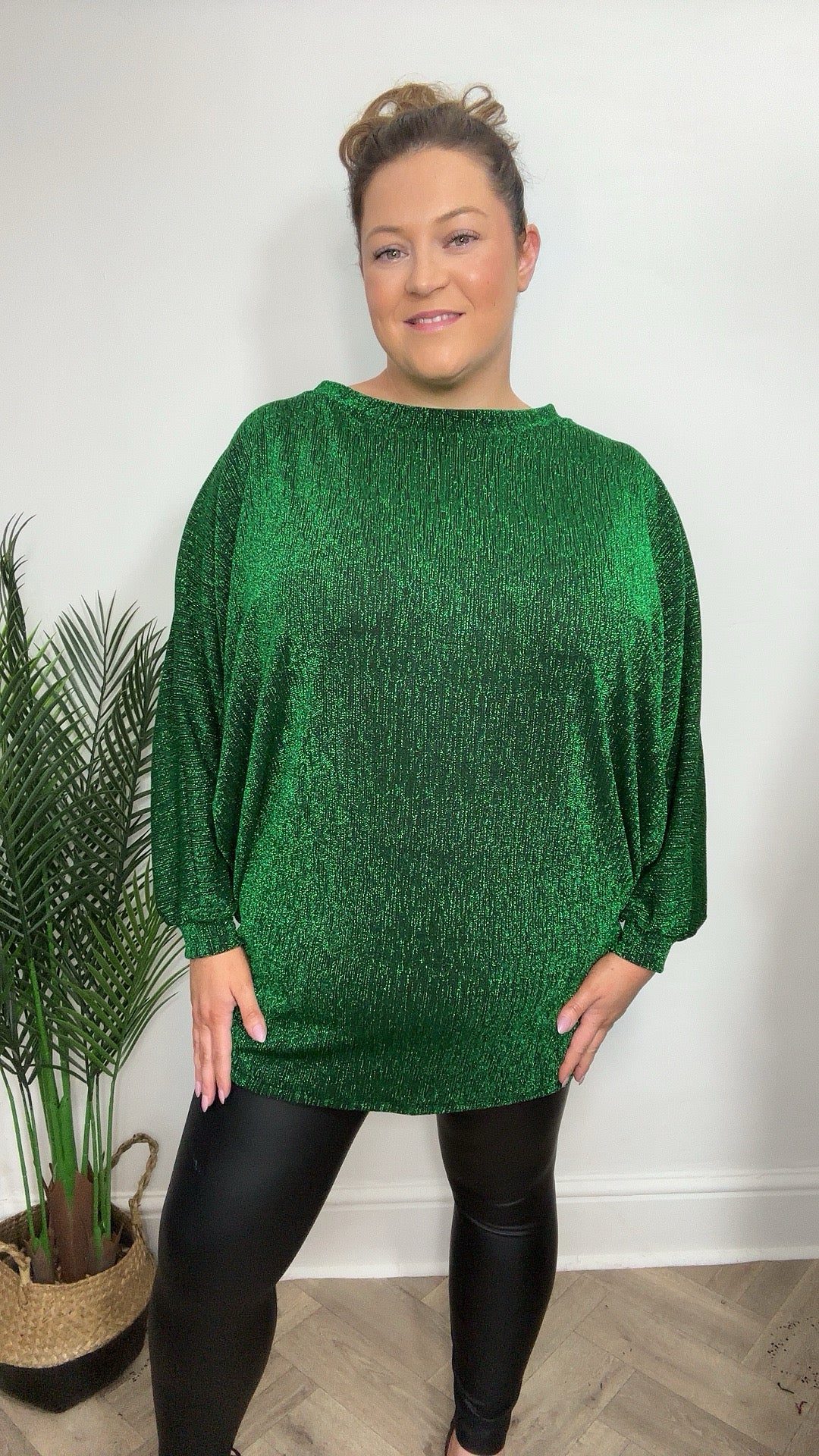 Cassia Glitter Lurex Tunic