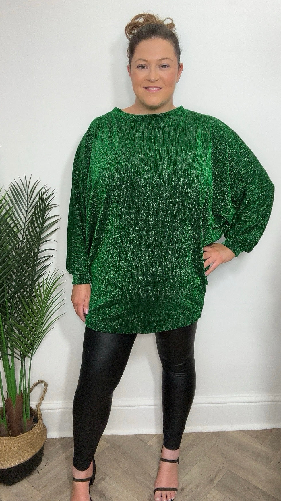 Cassia Glitter Lurex Tunic