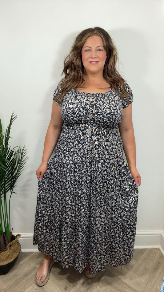 Fia Floral Maxi Dress