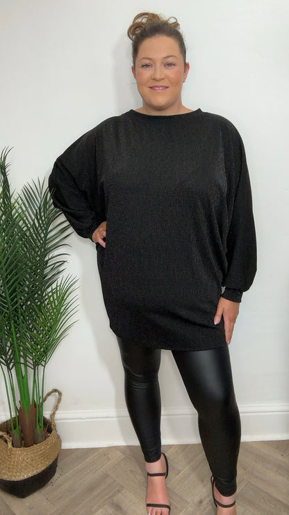 Cassia Glitter Lurex Tunic