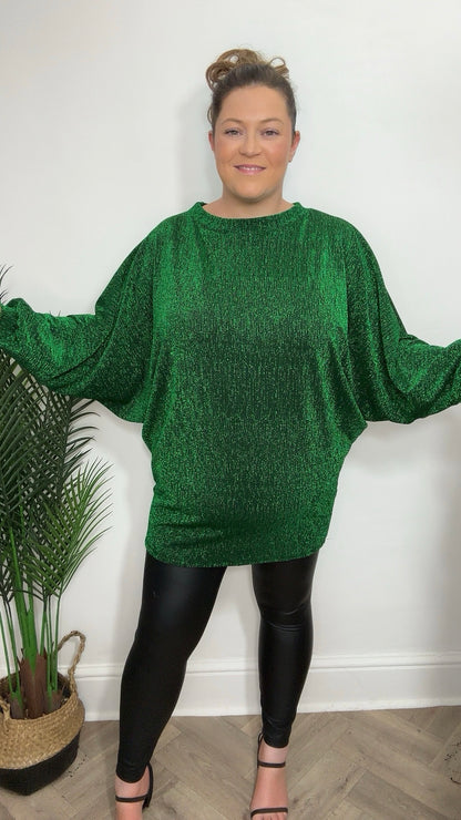 Cassia Glitter Lurex Tunic