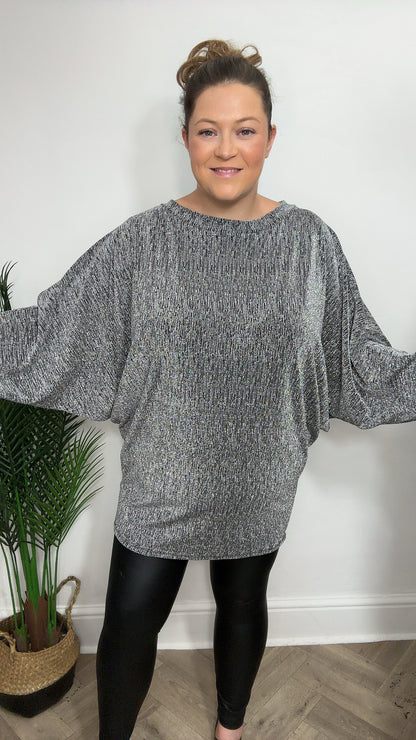 Cassia Glitter Lurex Tunic