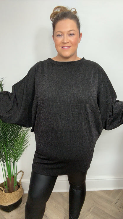 Cassia Glitter Lurex Tunic