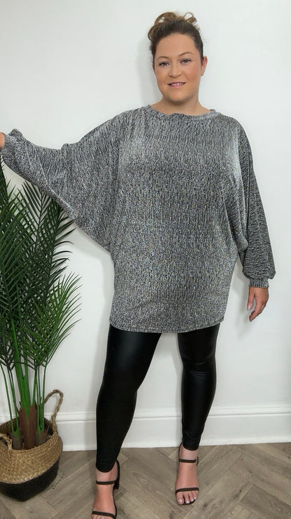 Cassia Glitter Lurex Tunic