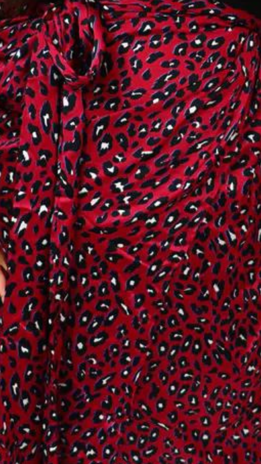 Chloe Leopard Print Wrap Skirt
